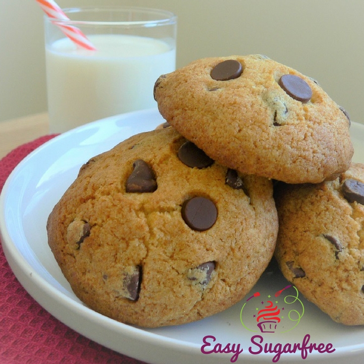 Choc Chip Cookies Sugar Free