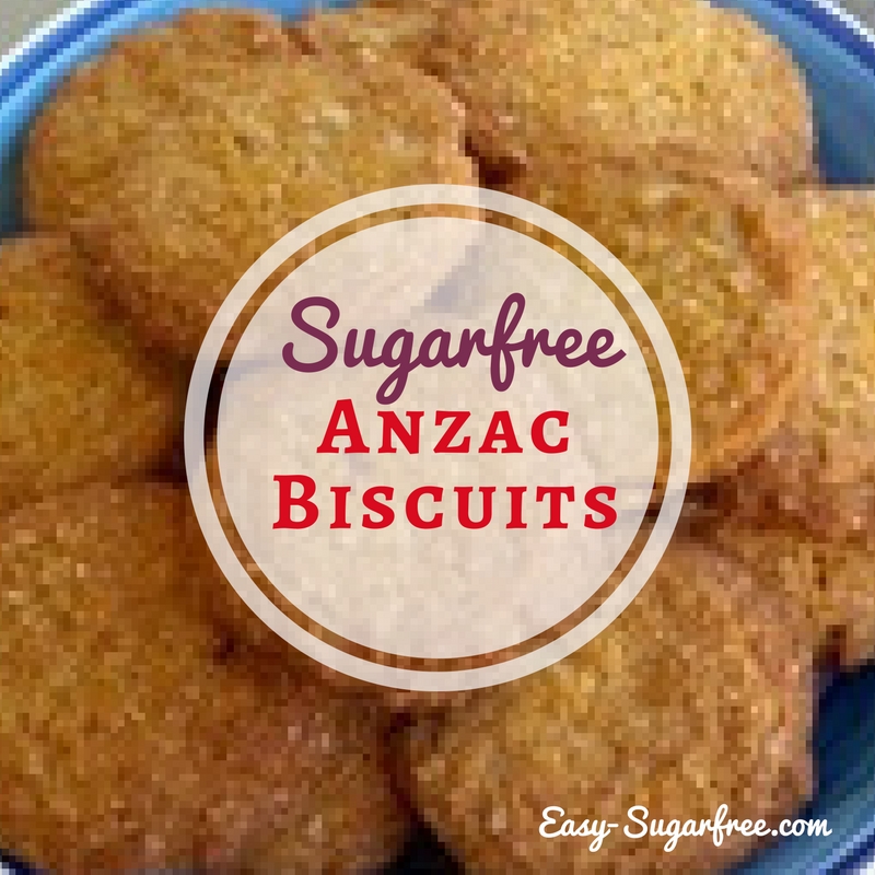 Anzac Biscuits made without sugar, yet retain that authentic flavour and texture of this Australian favourite.