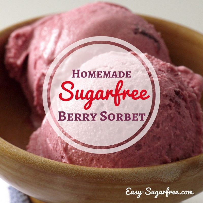 sugar free berry sorbet