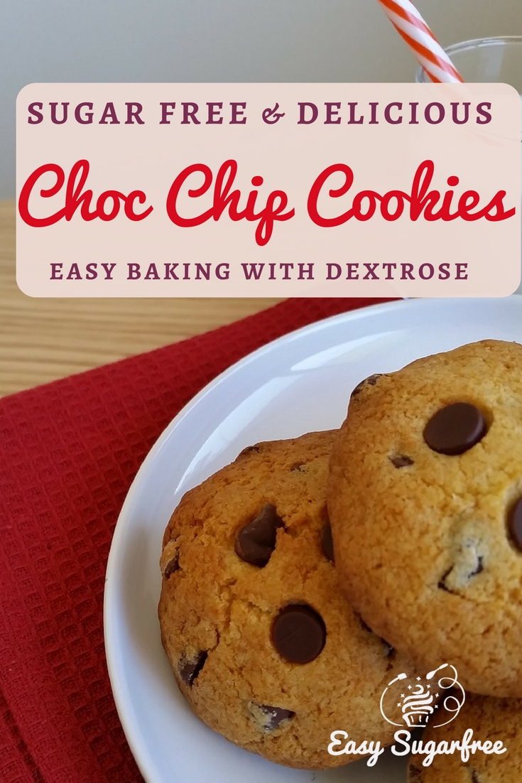 Easy Chocolate Chip Cookies - Sugar Free