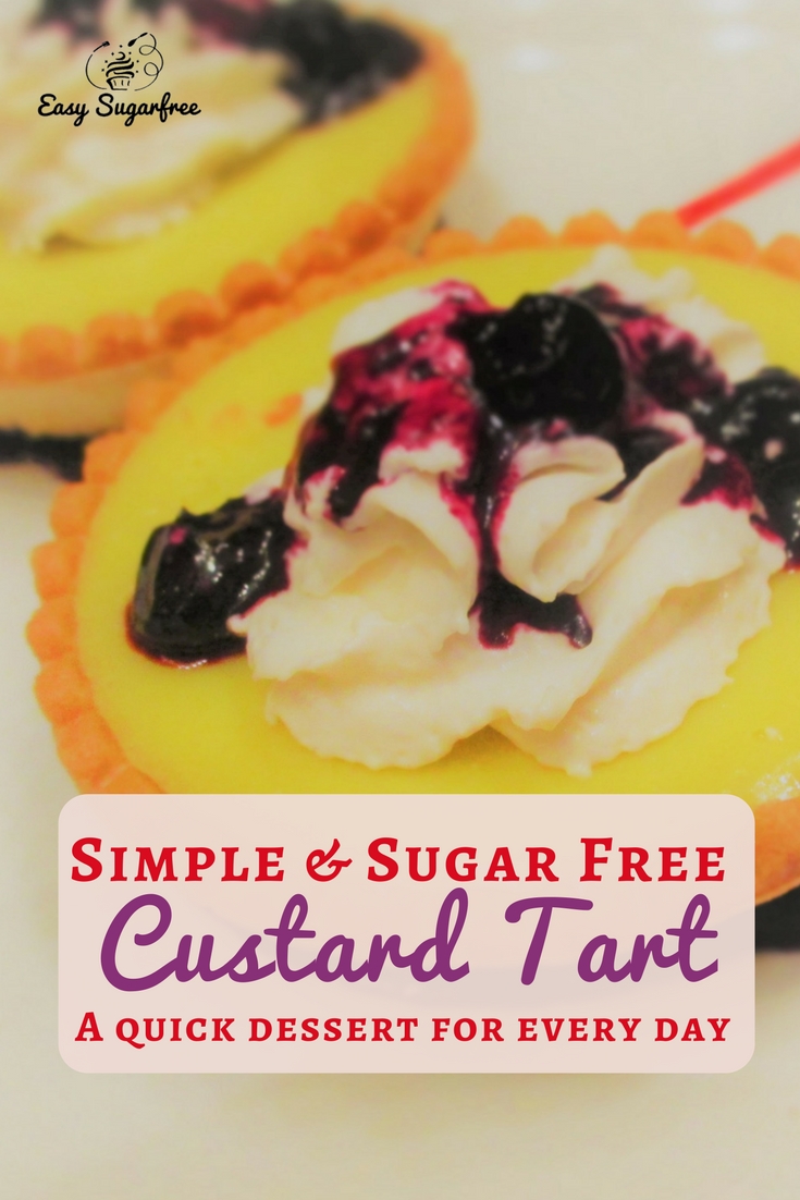 sugar free custard tart