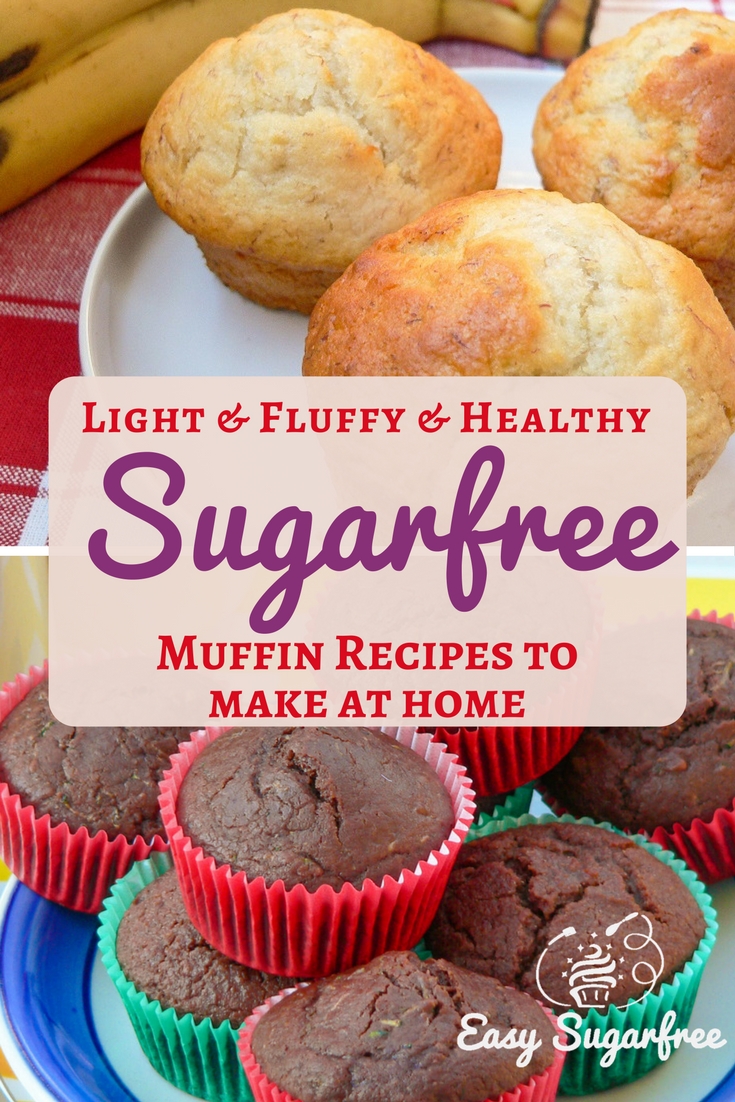 Sugar Free Muffins on a plate